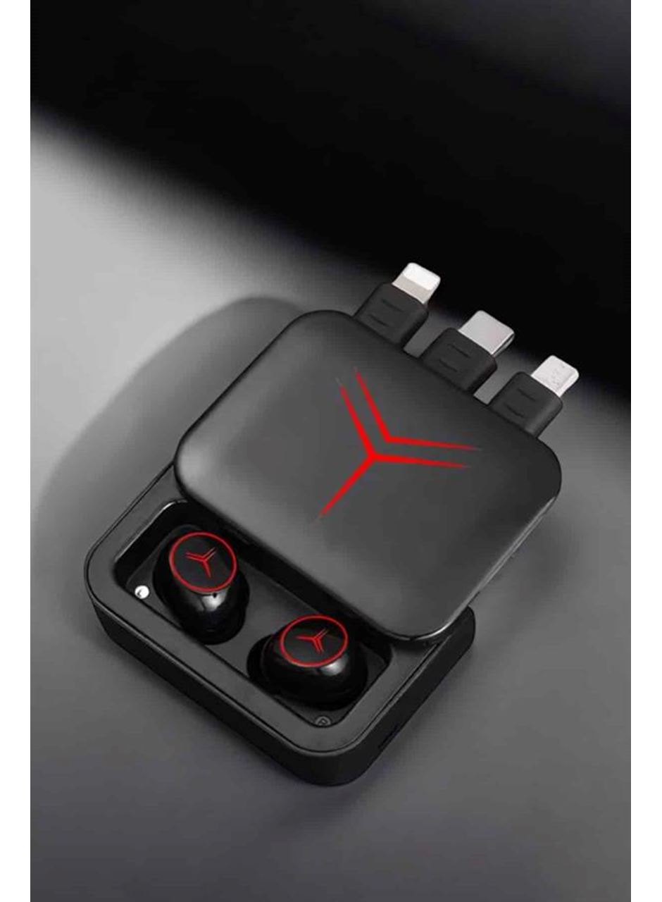 Powerbankli Kulaklık Bluetooth Bağlantılı Çoklu Bağlantı