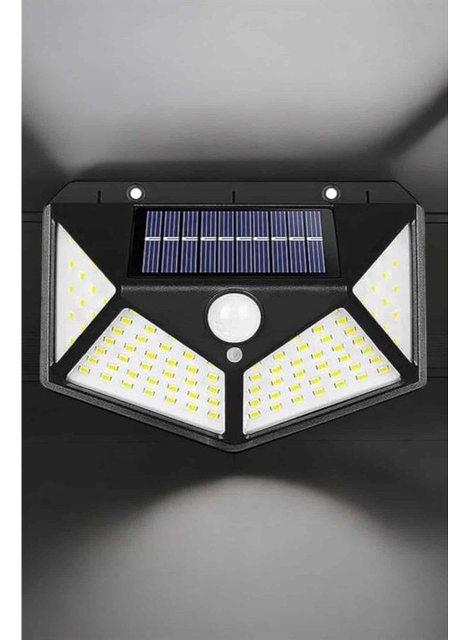 Güneş Enerjili Bahçe Aydınlatma Lambası Solar 100 Led Lamba