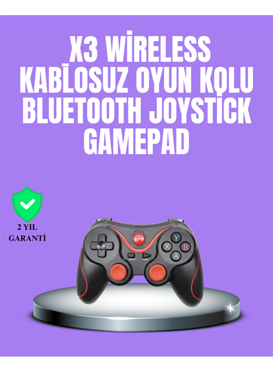 Android Uyumlu Gamepad X3 Game Stick Oyun Kolu Bluetooth Bağlantılı