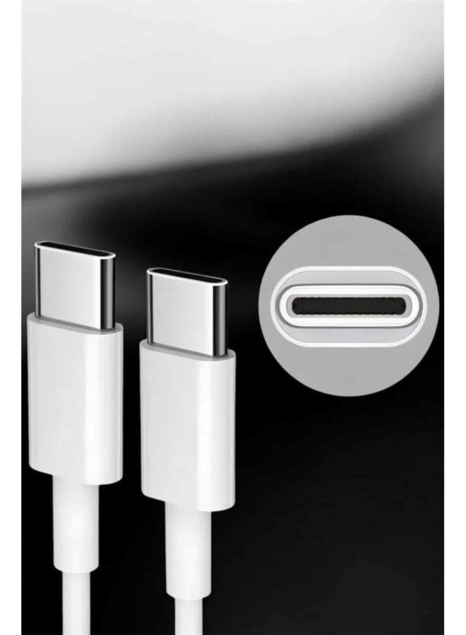 İOS Uyumlu Type-C Girişli Hızlı Şarj 15/15 Pro Max Adaptör ve Kablosu