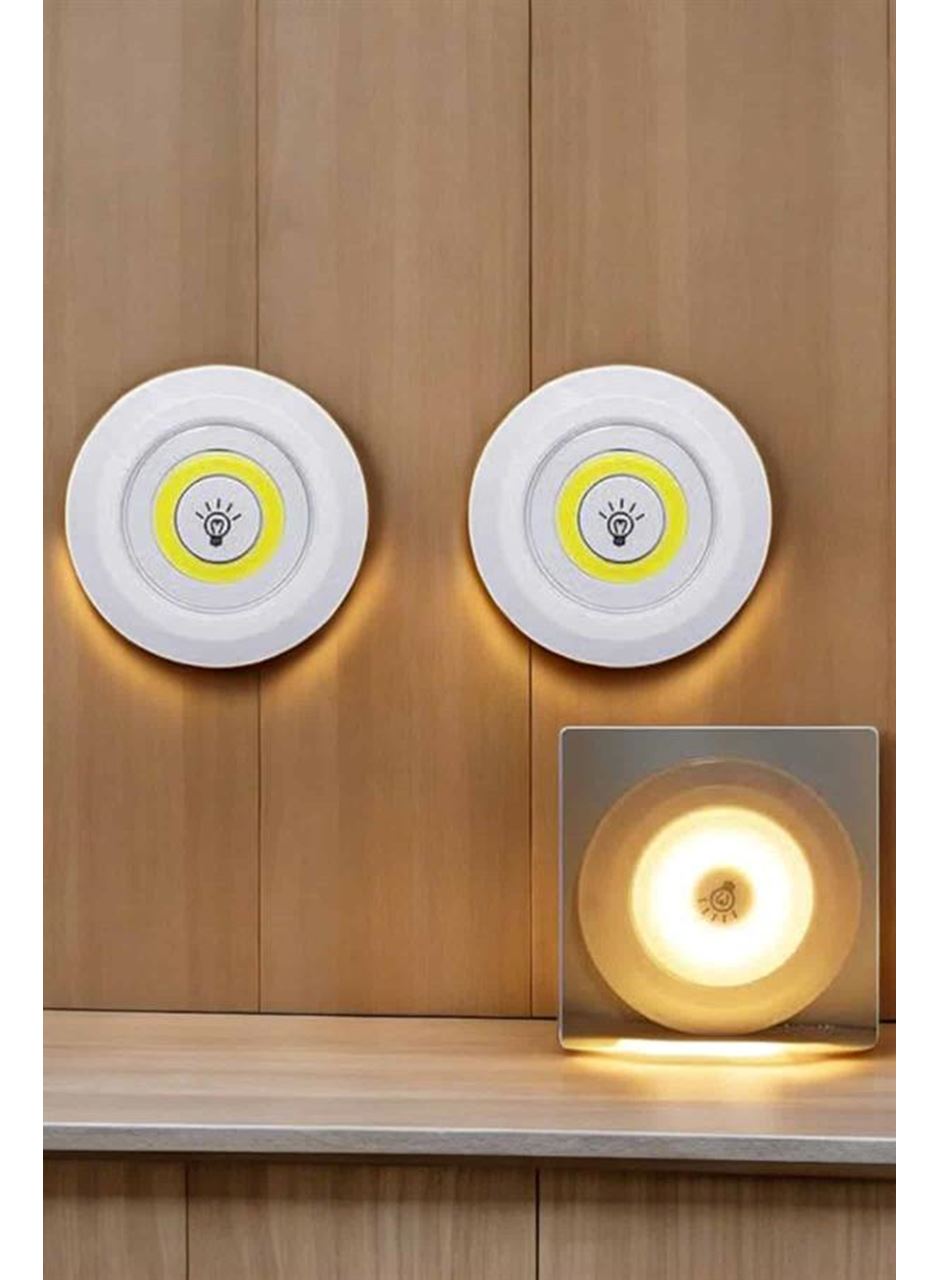 Mutfak Dolap Altı Işığı Uzaktan Kumandalı Yapışkanlı Kablosuz Pilli