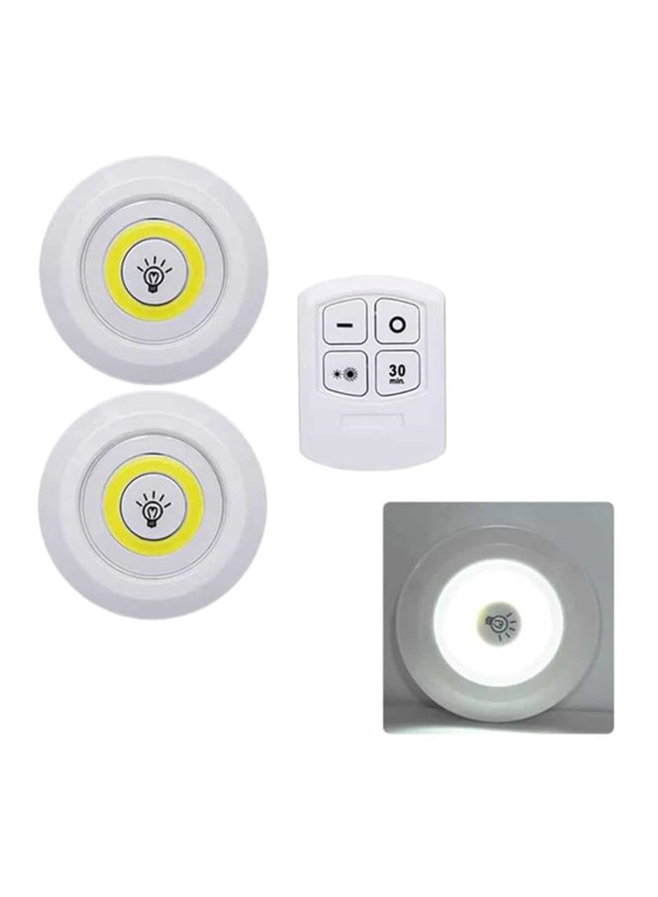 Led Lamba 3'lü Uzaktan Kumandalı Yapışkanlı