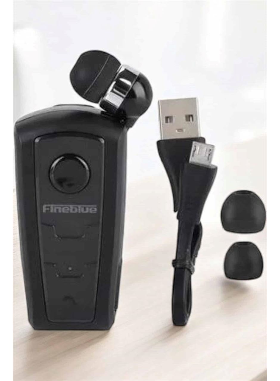 Tüm Telefonlara Uyumlu Mikrofonlu Titreşimli Makaralı Bluetooth Kulakiçi Kulaklık