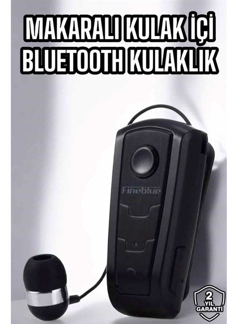 Makaralı Bluetooth Kulaklık Çağrı Cevaplama Kablolu Uzun Pil Ömrü