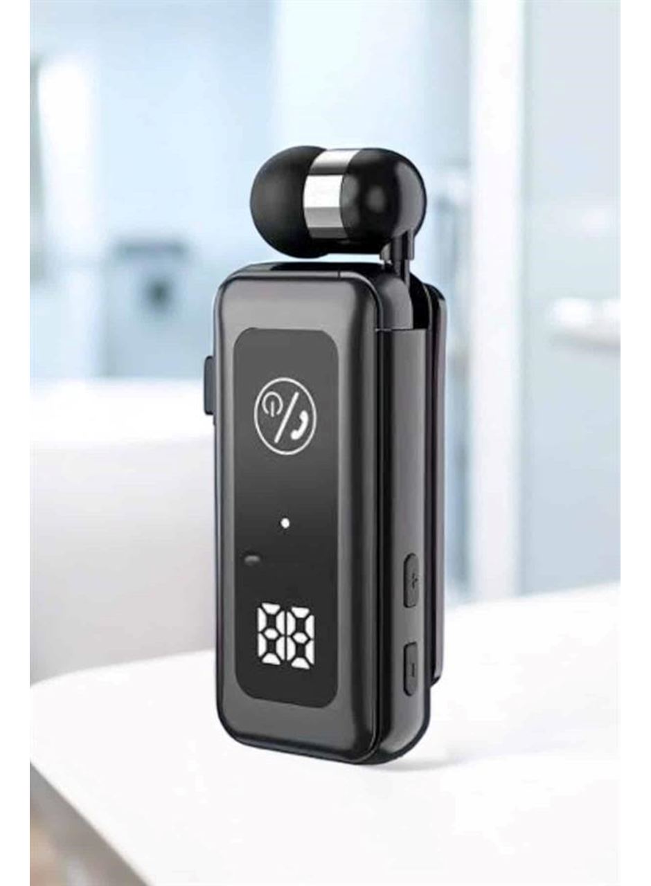Kablolu Makaralı Bluetooth Kulaklık Uzun Pil Ömrü Dijital Göstergeli