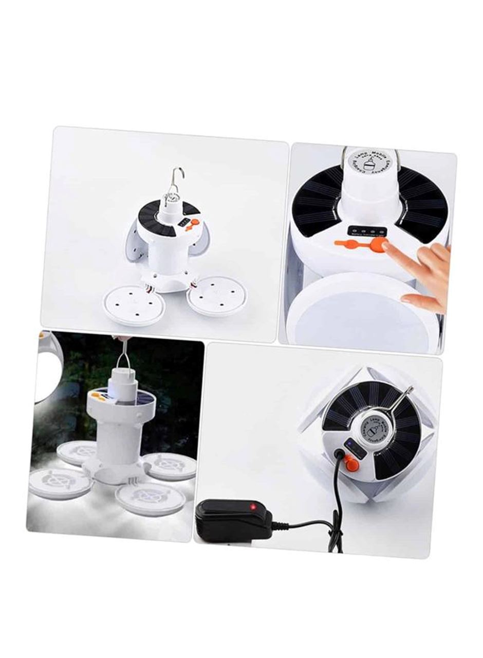 Kamp Lambası Işıldak Beyaz Işık Güneş Enerjili Solar Aydınlatma 5 Kanatlı Katlanabilir