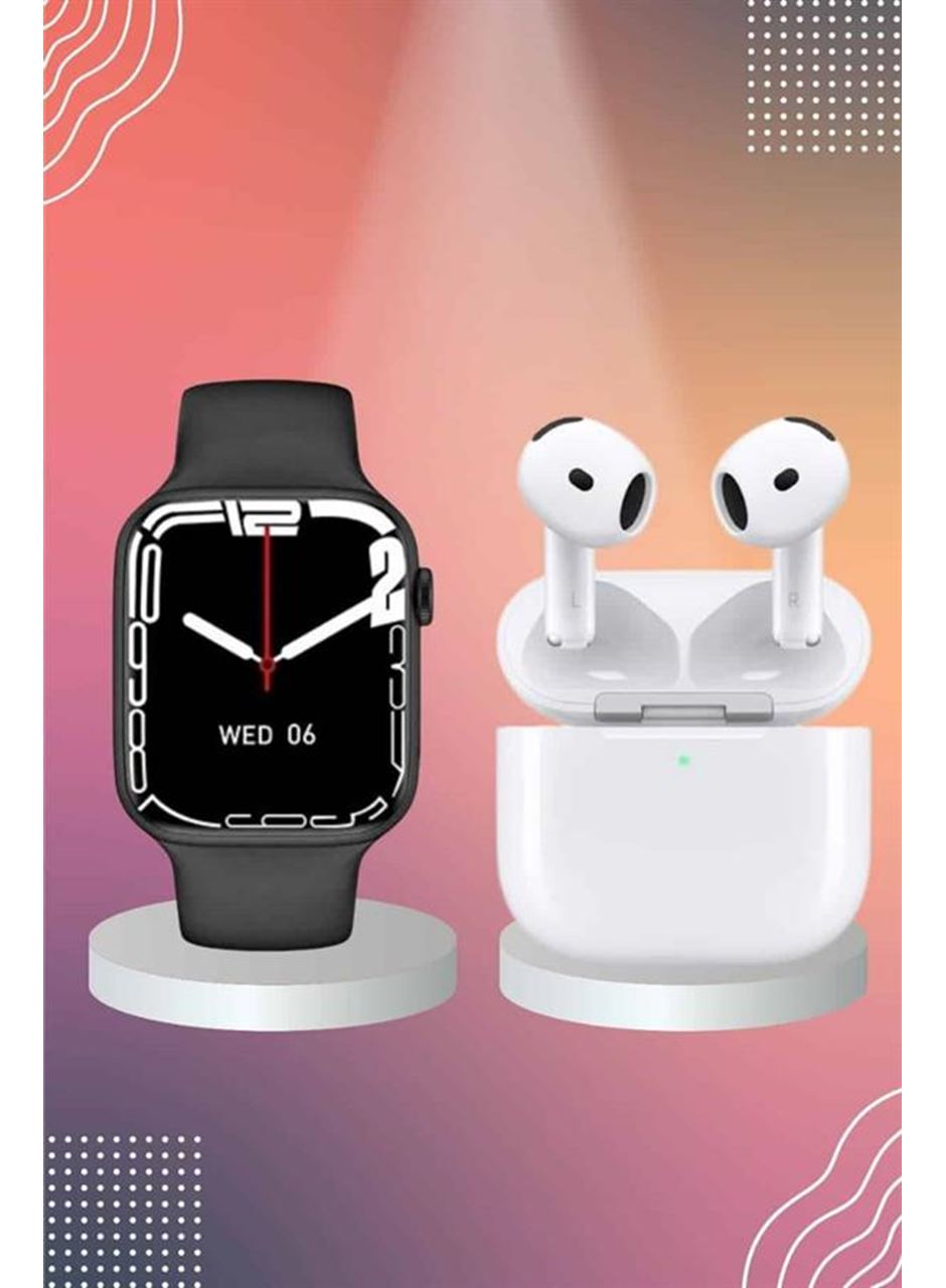 3.Nesil TWS Bluetooth Kulaklık ve Dokunmatik Ekran Akıllı Saat Sesli Görüşme