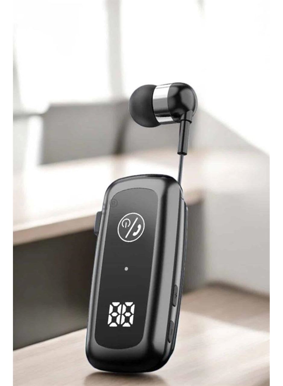 Kablolu Bluetooth Kulaklık Kulak İçi Stereo Mikrofonlu Dijital Göstergeli