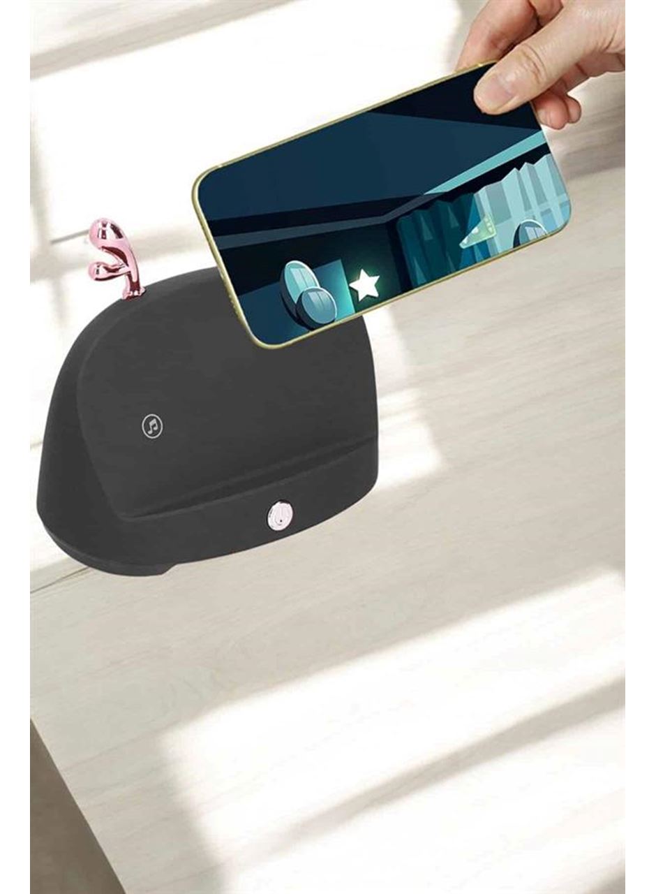 Telefon Tutuculu Akıllı Hoparlör Yüksek Ses Kaliteli Hoparlör