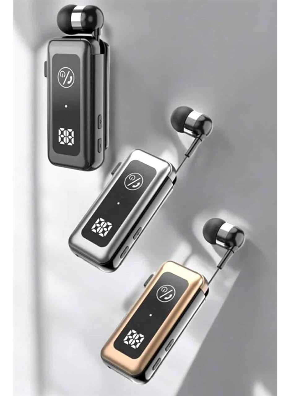 Makaralı Bluetooth Kulaklık Kulak İçi Dijital Göstergeli Yüksek Ses Kaliteli