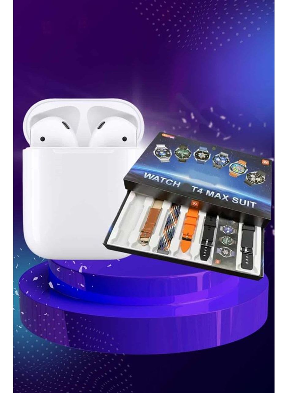 2025 Model Akıllı Saat ve 2.Nesil TWS Bluetooth Kulaklık Yüksek Ses Kaliteli