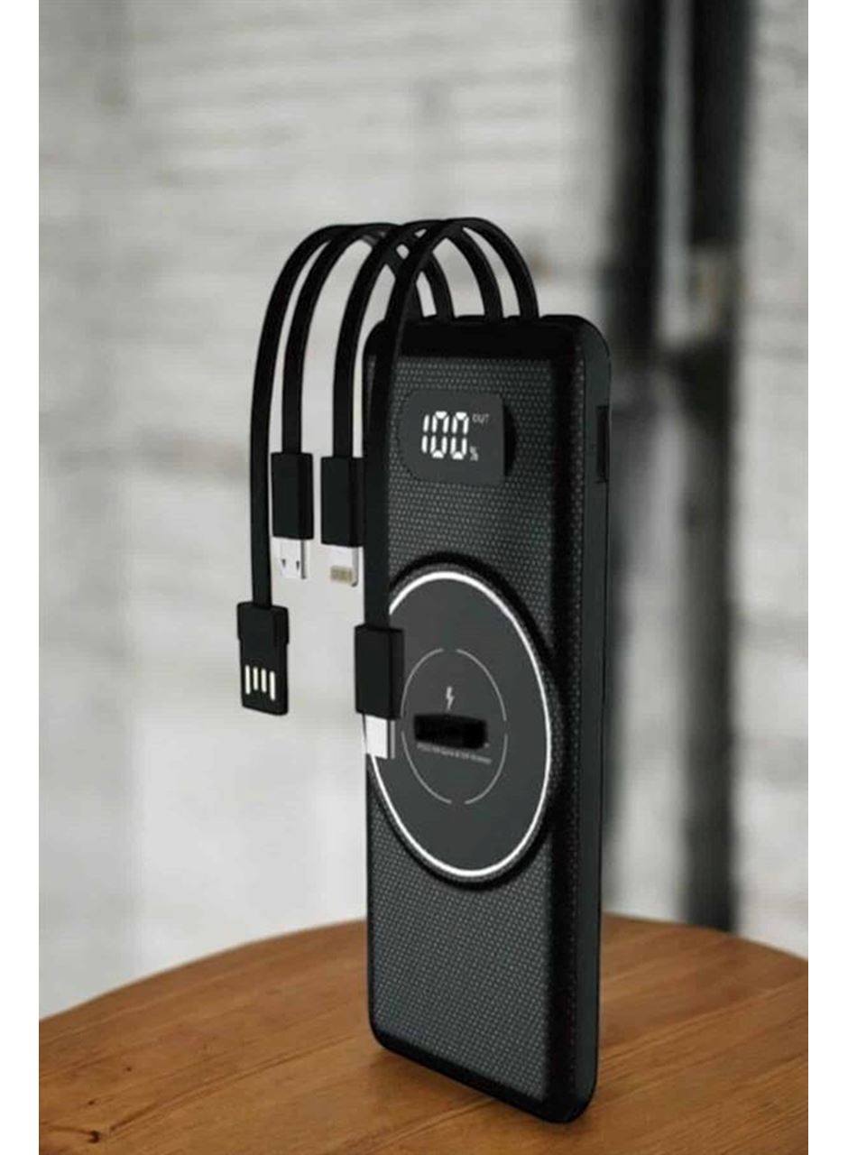 Hızlı Şarj Dijital Göstergeli Powerbankli Çoklu Şarj Özelliği