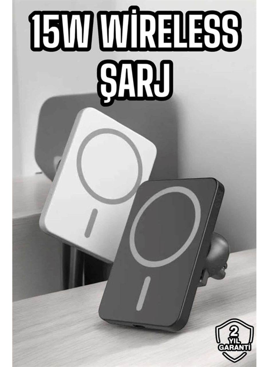 İOS Uyumlu Manyetik Tasarım Magsafe İphone 12/13/14/15 Uyumlu Powerbank