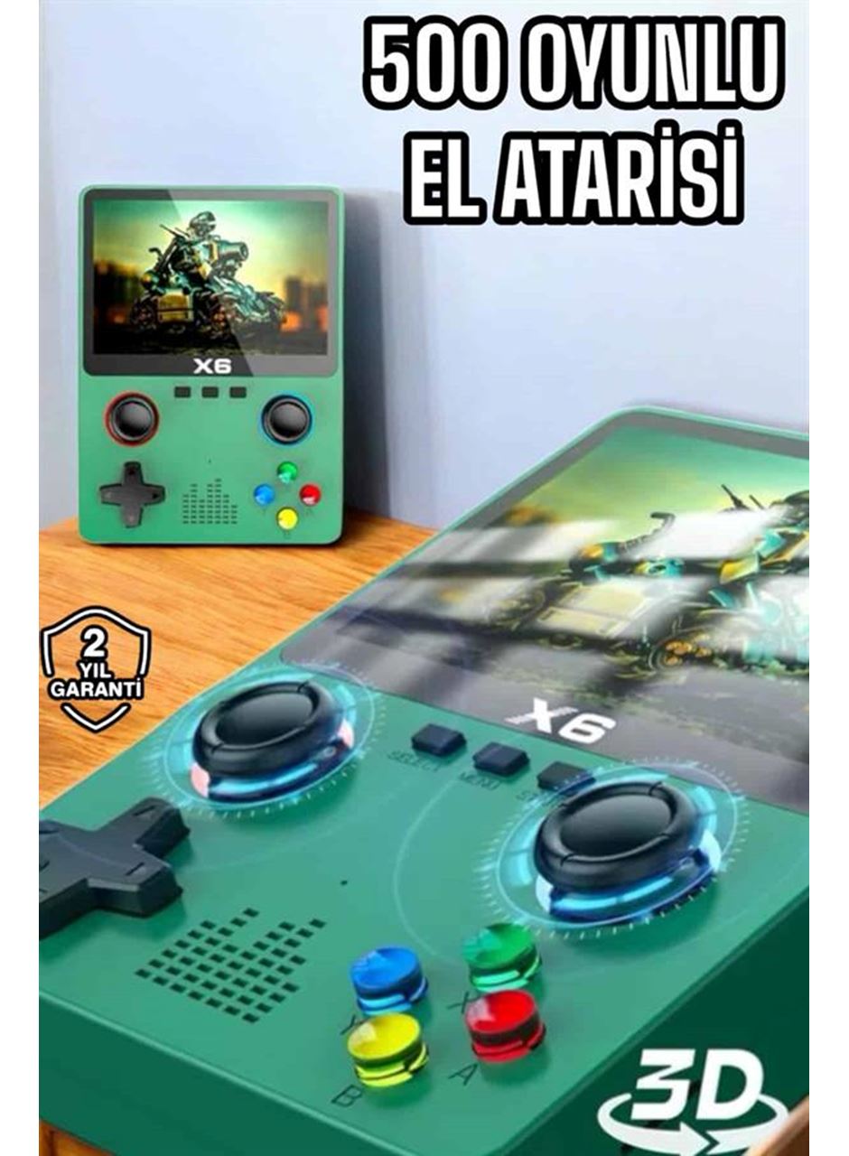 Çocuklara Özel 666 Oyunlu X6 Atari Video İzleme ve Müzik Dinleme