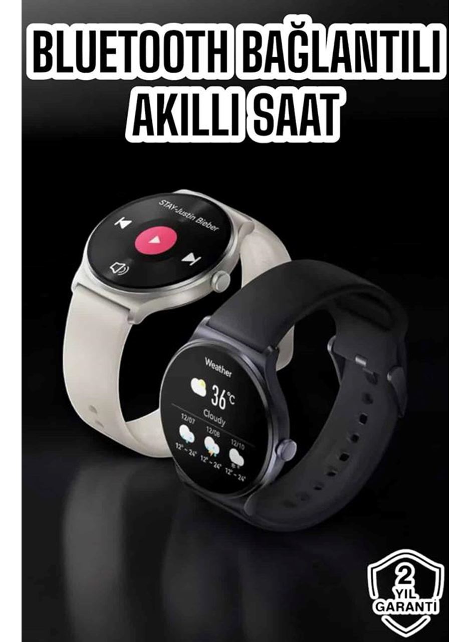 Akıllı Saat Sesli Görüşme Bluetooth Bağlantılı 3 Kordonlu