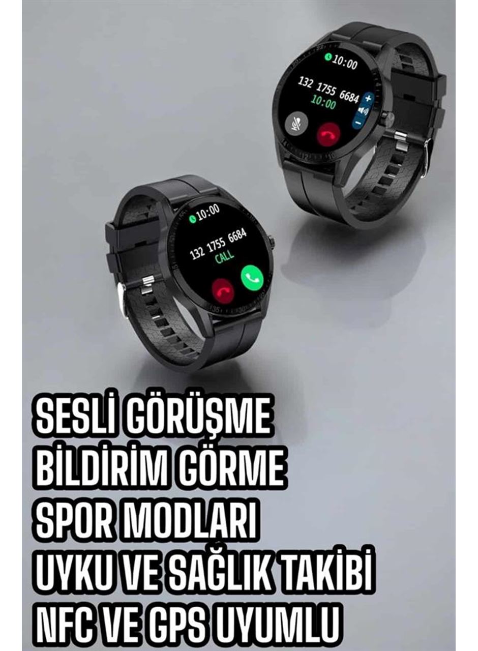 Akıllı Saat Sesli Görüşme Bluetooth Bağlantılı 3 Kordonlu