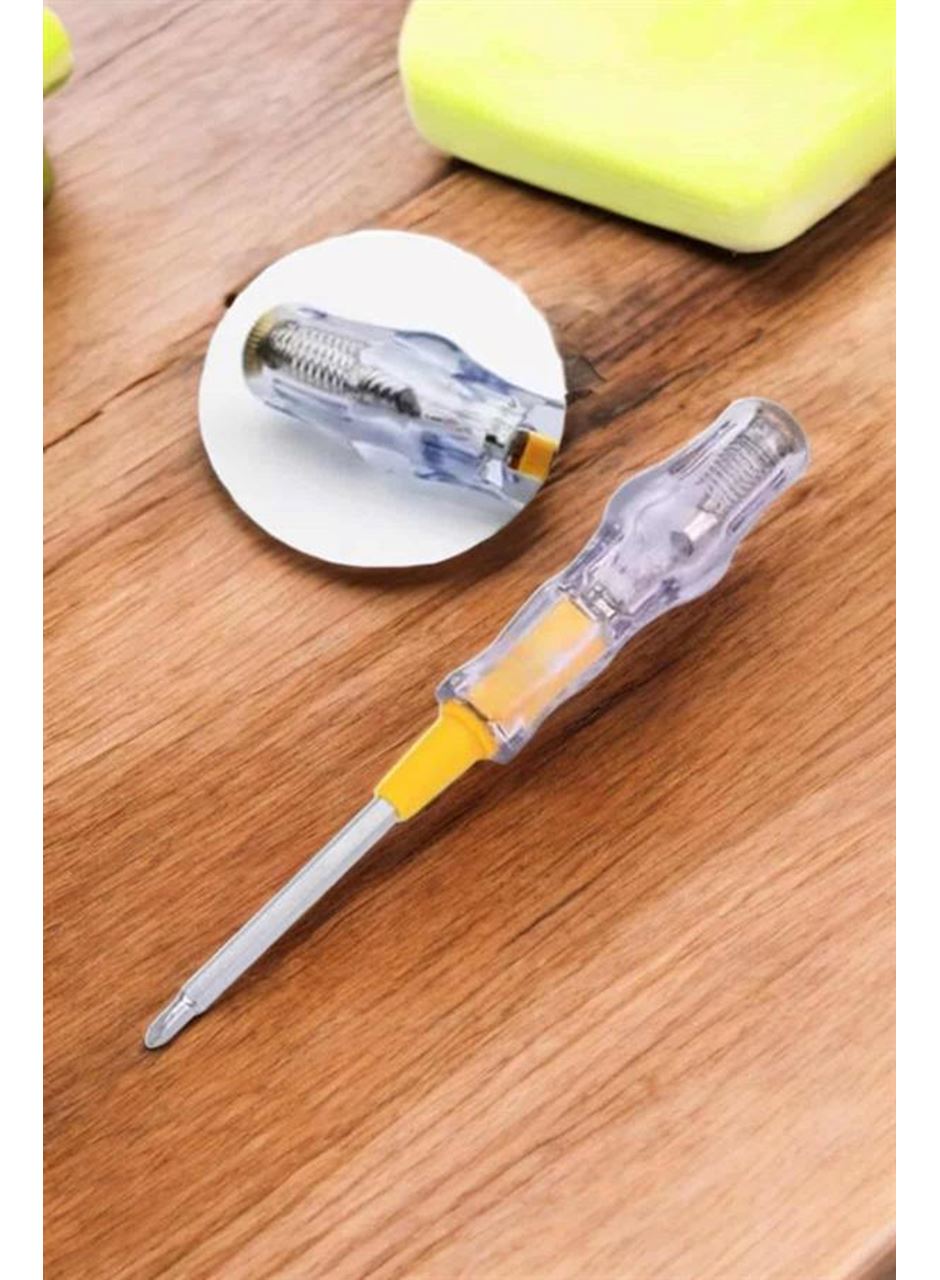 Çift Taraflı Elektrik Kontrol Kalemi Şeffaf Tornavida