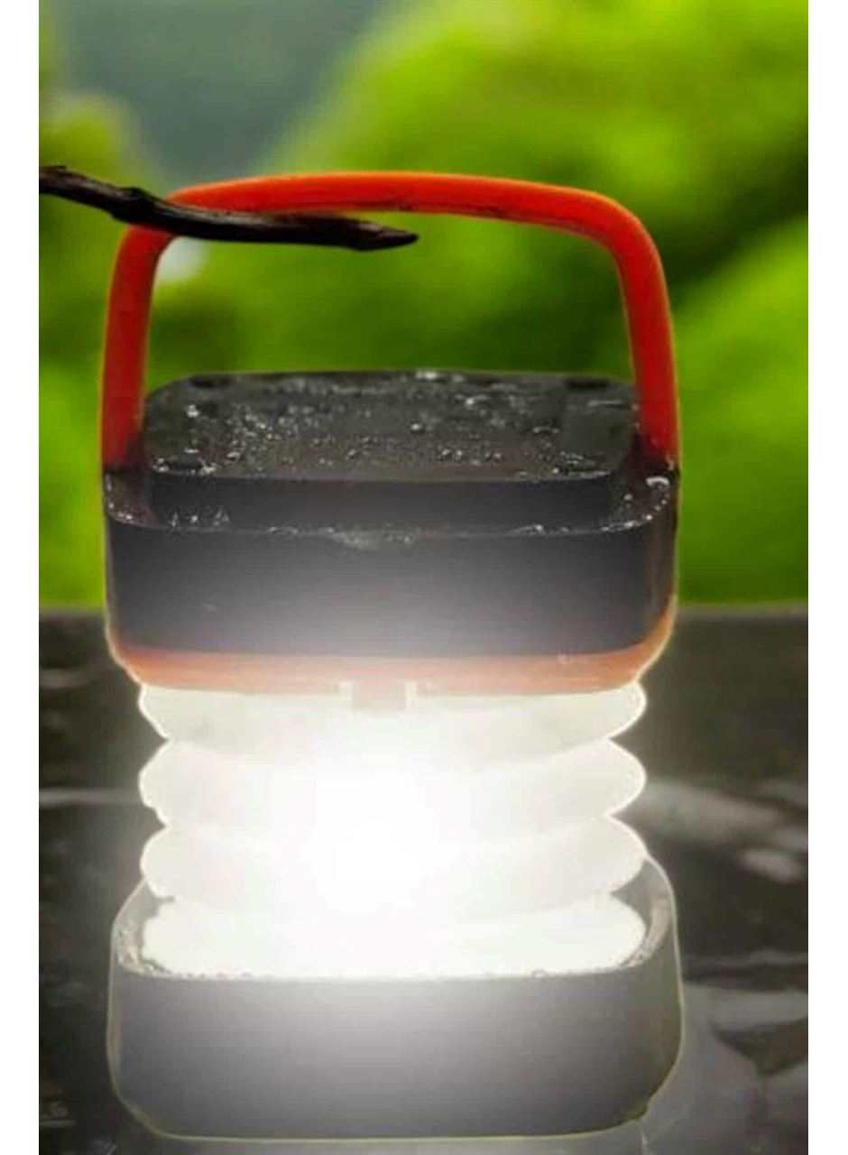 Led Lamba Kamp Lambası Hafif Taşınabilir Şarj Süreli Akordeon El Fenerli