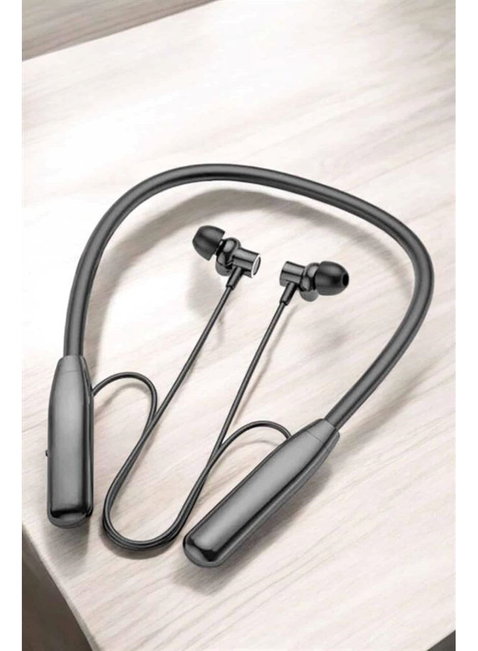 Boyun Askılı Bluetooth Kulaklık Uzun Şarj Süreli Dijital Göstergeli Kablolu