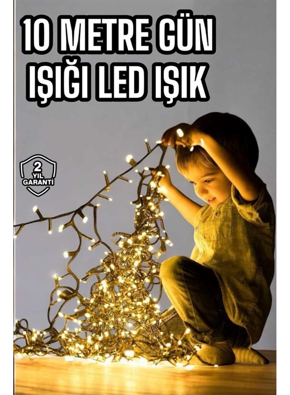 10 Metre Led Işık Saçaklı Dekoratif Şerit Led