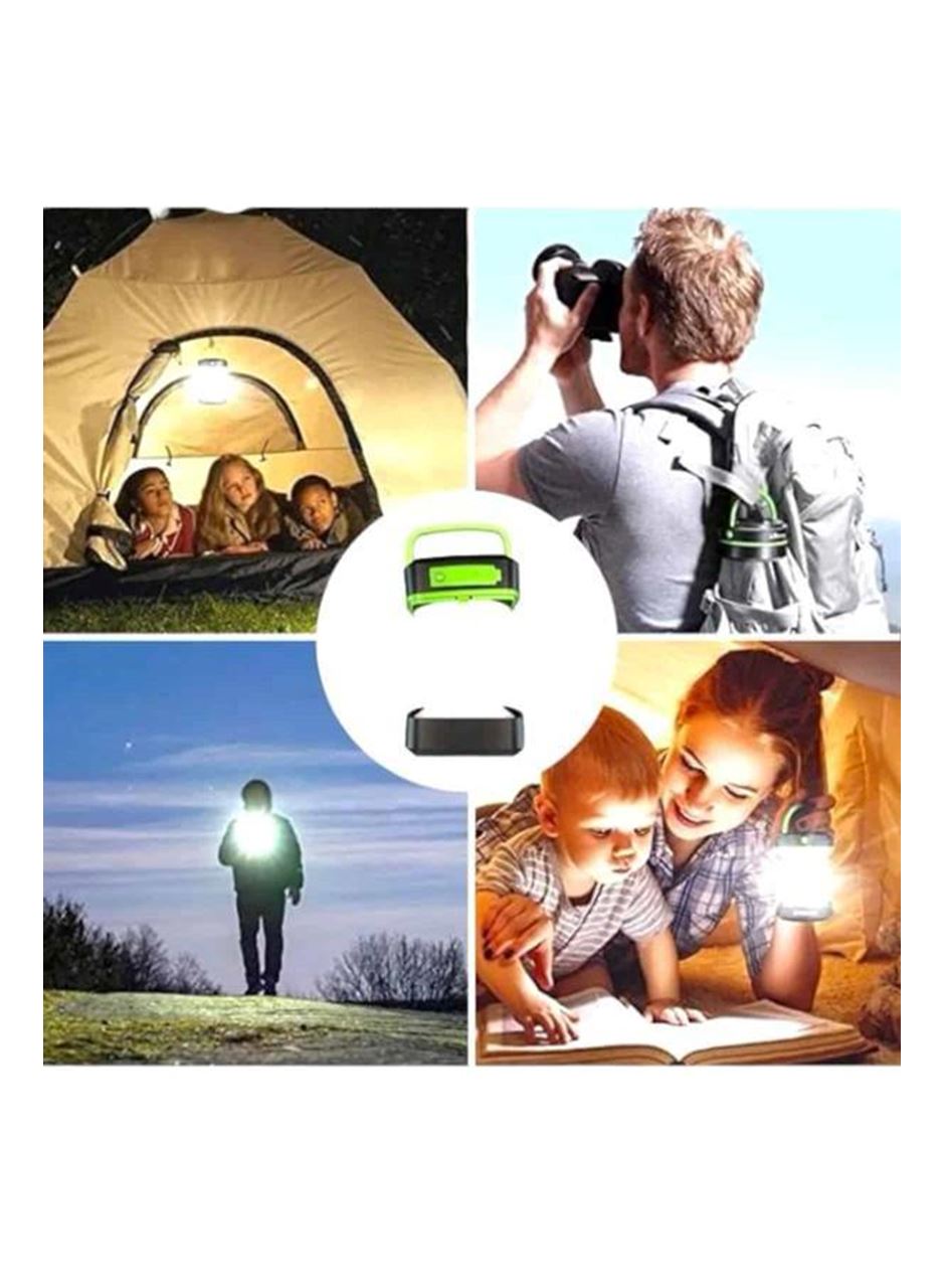 Katlanabilir Kamp Lambası Solar Fener Görünümlü 3 Kademeli Şarjlı