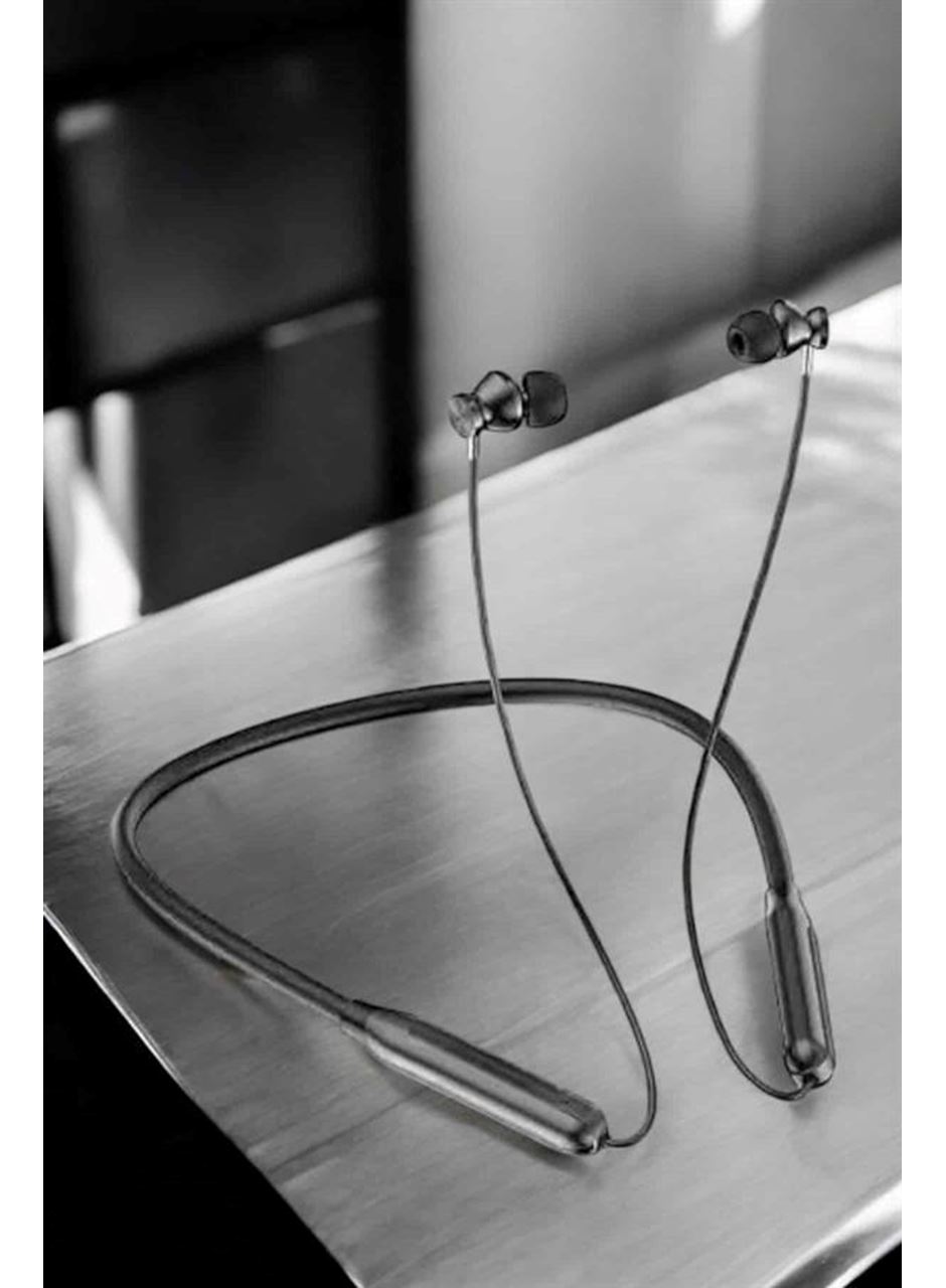 Dijital Göstergeli Kulak İçi Kablosuz Bluetooth Kulaklık Boyun Bantlı