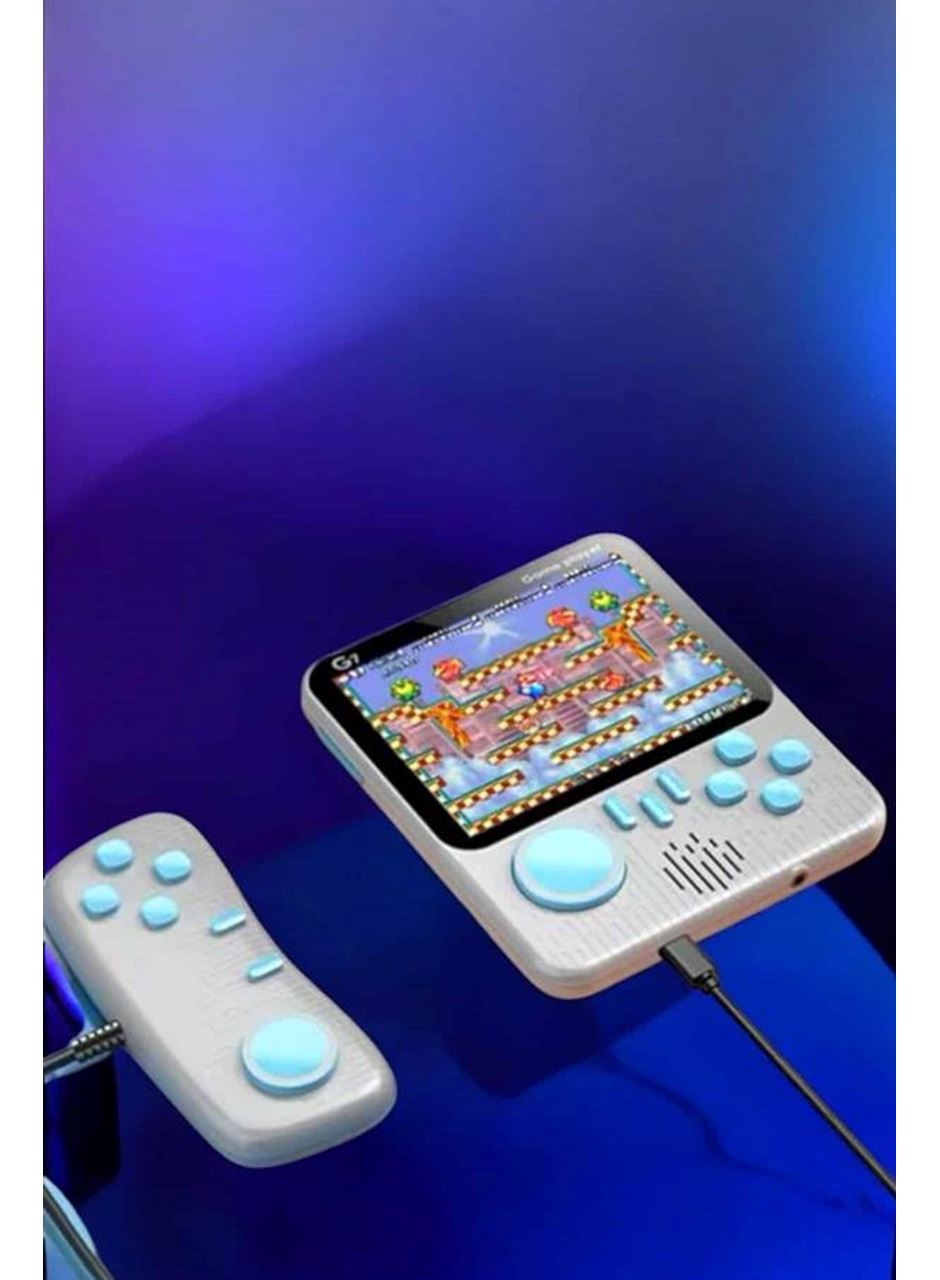 El Atarisi 3.5 inç Ekran Çift Konsol 666 Adet Retro Oyun Gamepad