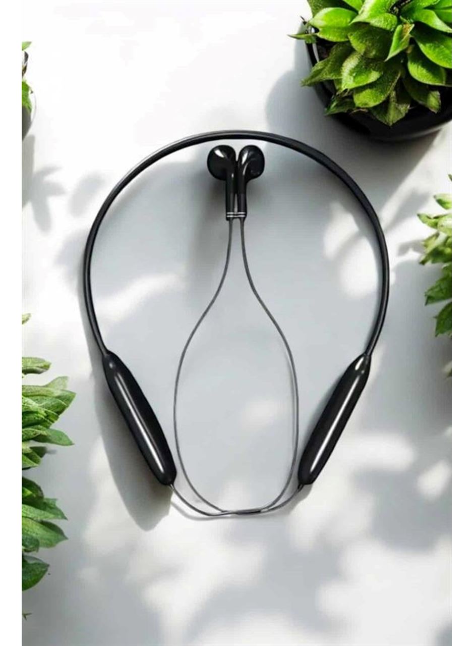 Kablolu Boyun Askılı Dijital Göstergeli Bluetooth Kulaklığı 60 Saat