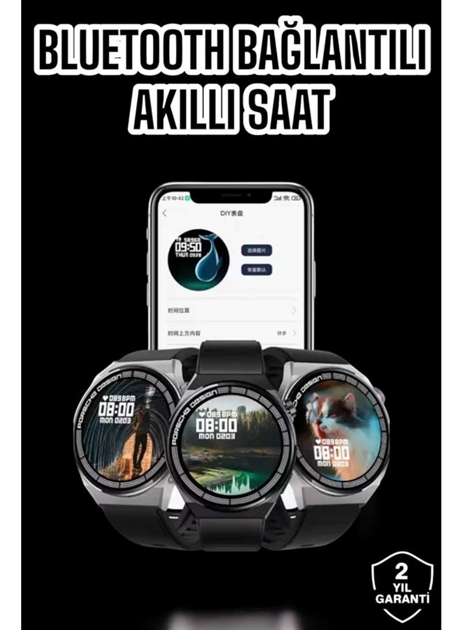 Akıllı Saat GPS VE NFC Özelliği Sesli Görüşme Dokunmstik Ekran