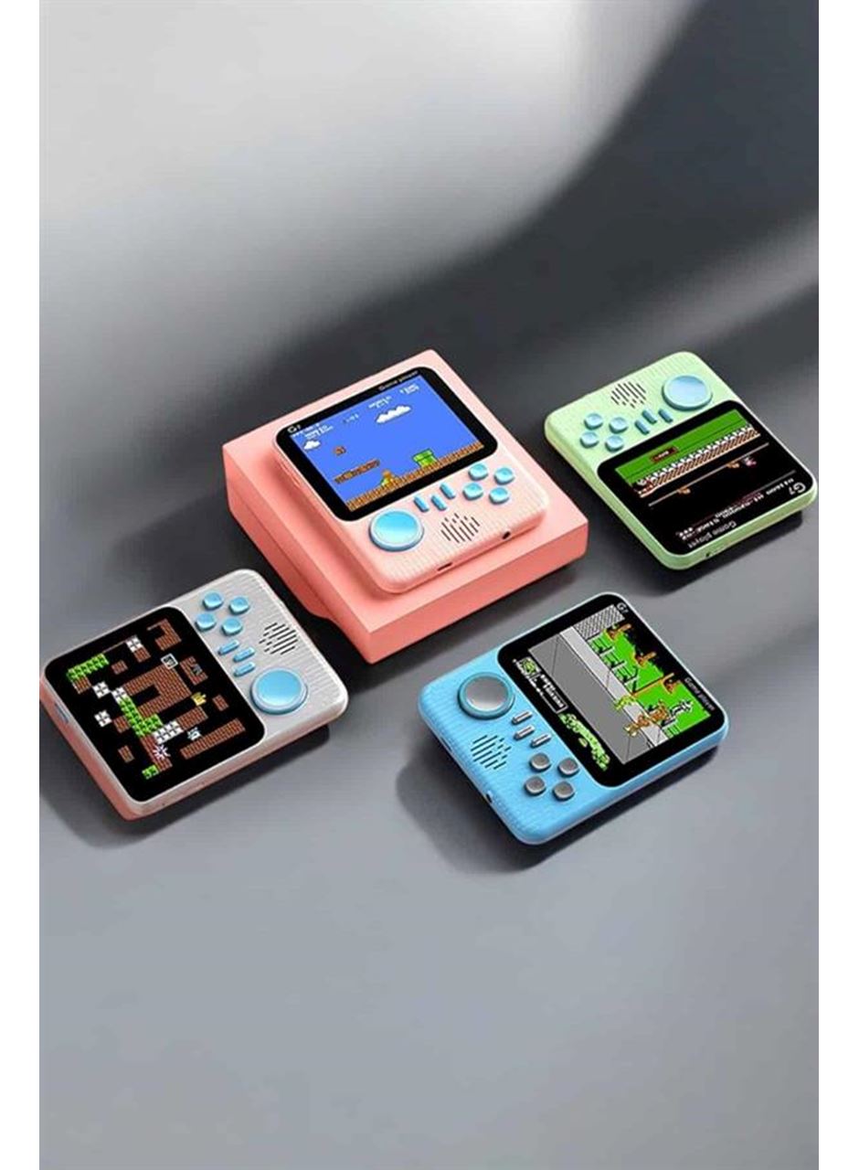 Mini Atari El Atarisi 3.5 inç Ekran Çift Konsol 666 Adet Retro Oyun Gameboy El Atarisi