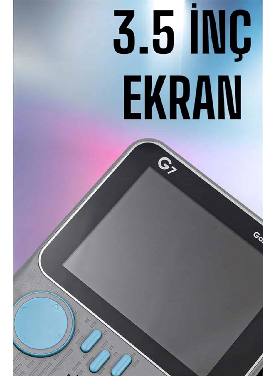 Mini Atari El Atarisi 3.5 inç Ekran Çift Konsol 666 Adet Retro Oyun Gameboy El Atarisi