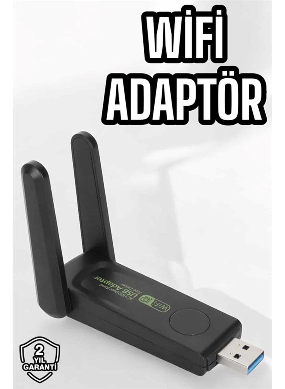 Dual Band Wifi Alıcı Adaptör USB 3.0 Destekli