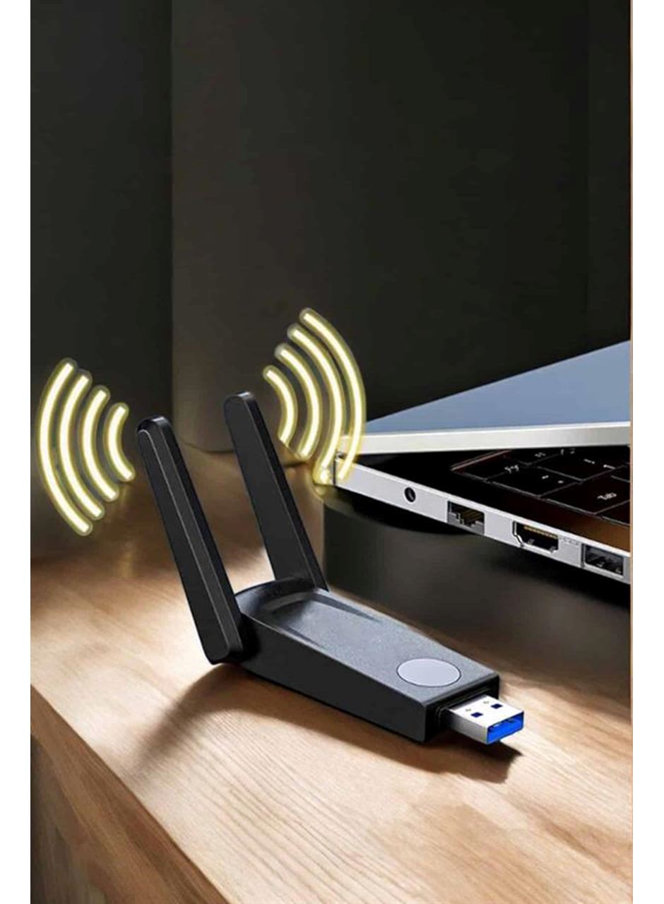 Dual Band Wifi Alıcı Adaptör USB 3.0 Destekli