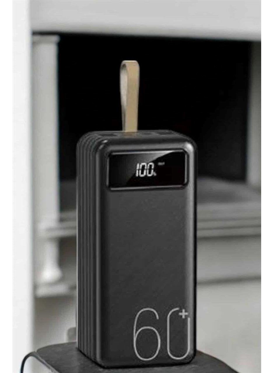 Powerbank 60.000 MAH 4 Portlu Uzun Şarj Süreli Dijital Göstergeli