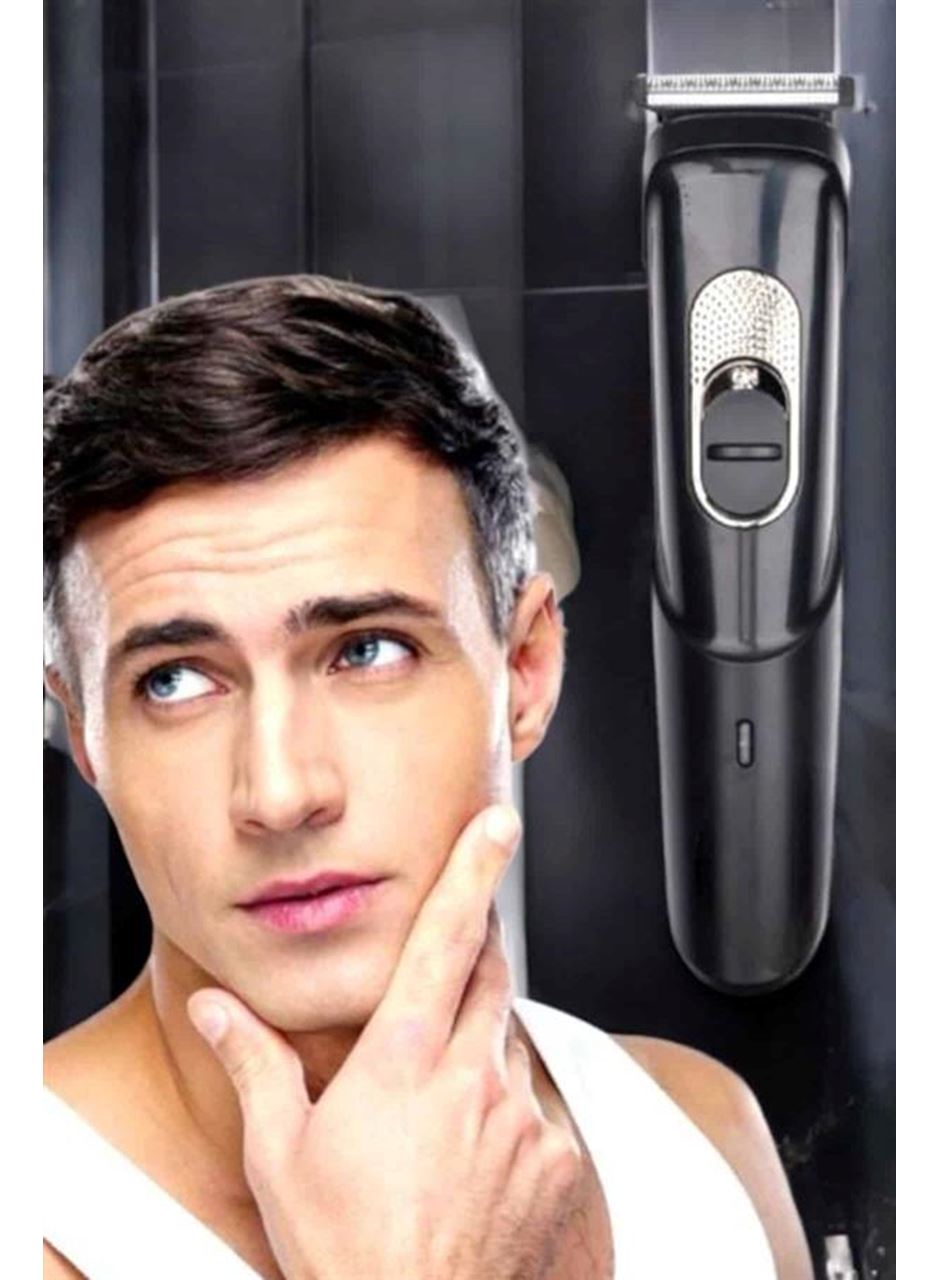 Saç Sakal Vücut Şarjlı Kablosuz Tıraş Makinesi Profesyonel Paslanmaz Çelik