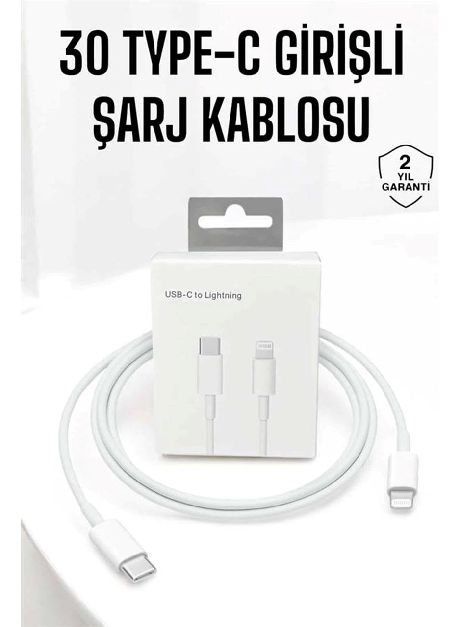 Iphone Uyumlu İOS Uyumlu Lightning Hızlı Şarj Tye C Lightning Şarj Kablosu