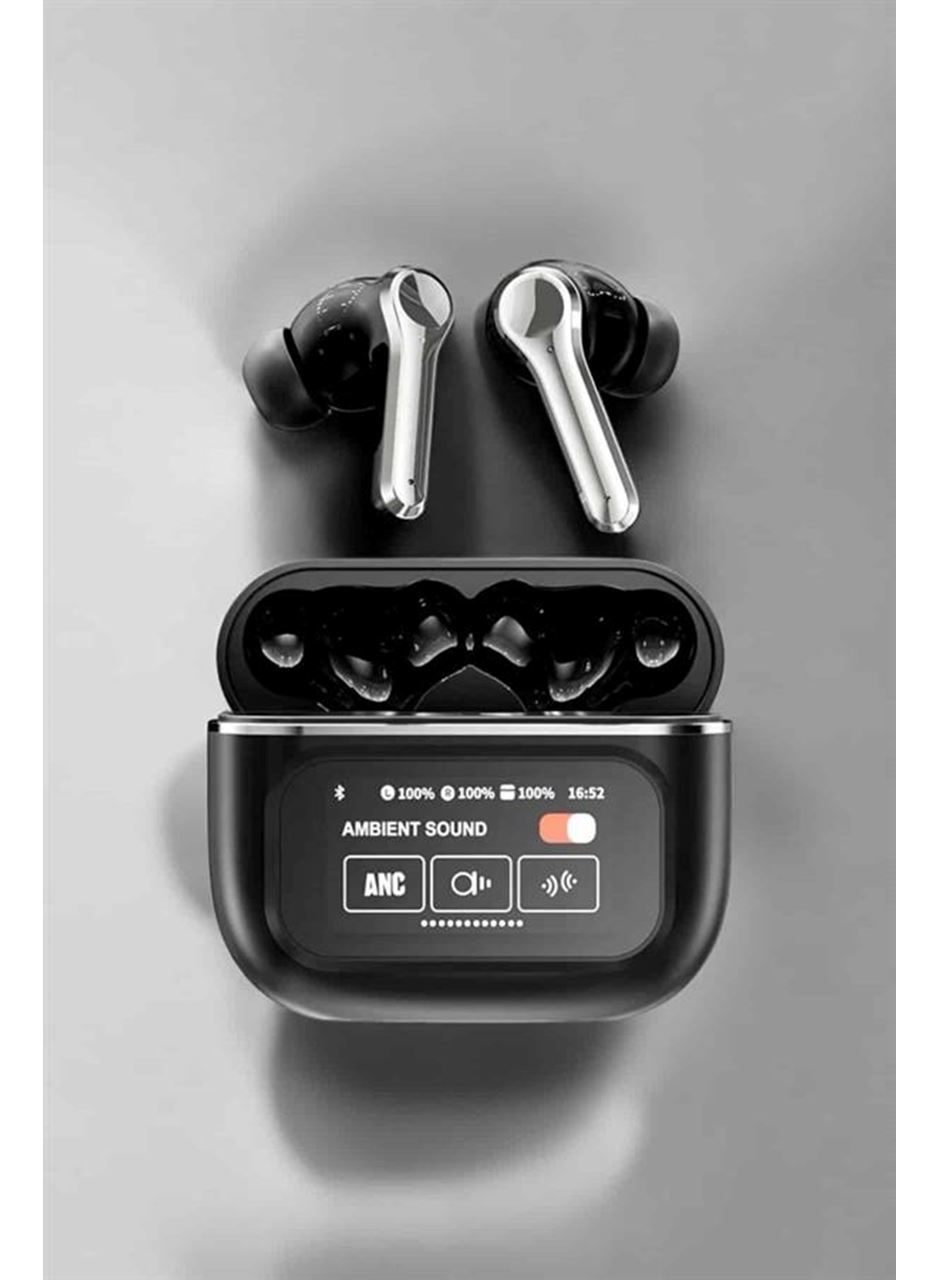 Yeni Nesil Bluetooth Kulaklık Ekranlı Yüksek Ses Kaliteli Uzun Şarj Süreli