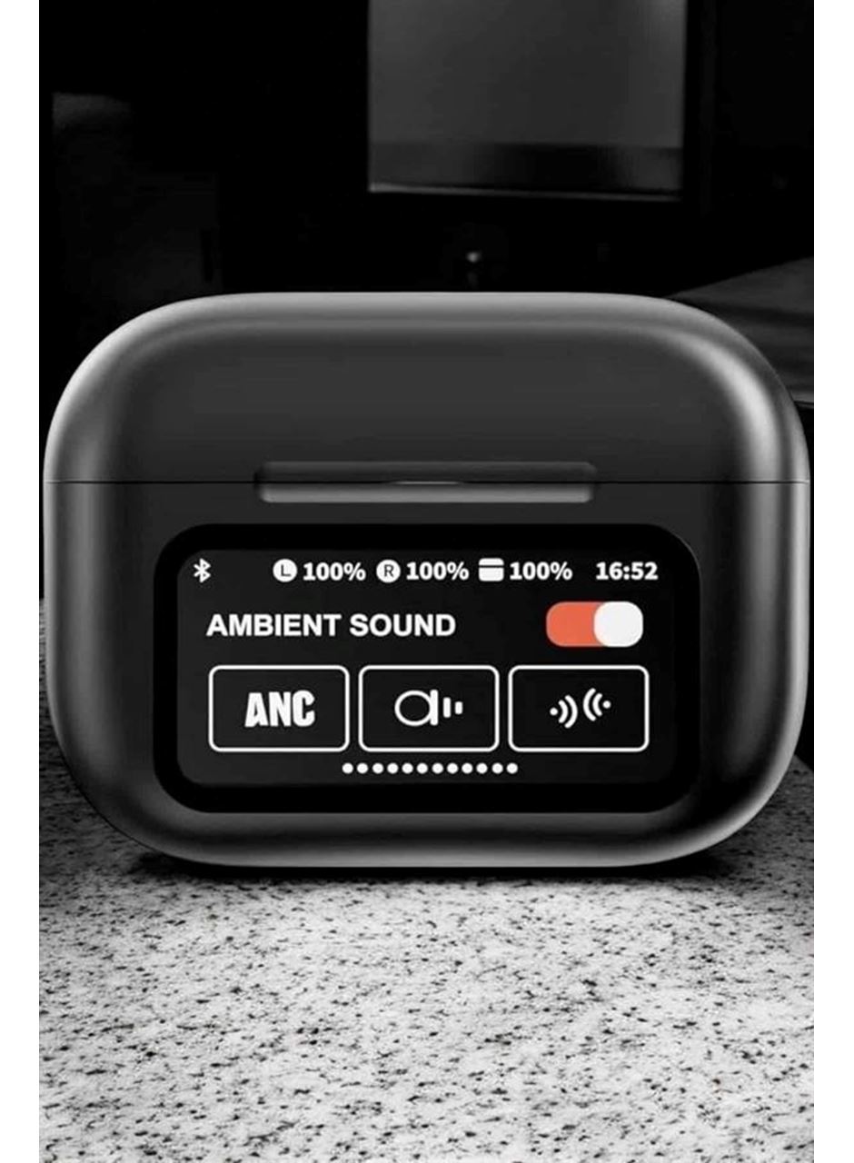 Bluetooth Kulaklık Kablosuz Ekranlı ANC/ENC Destekli Dokunmatik