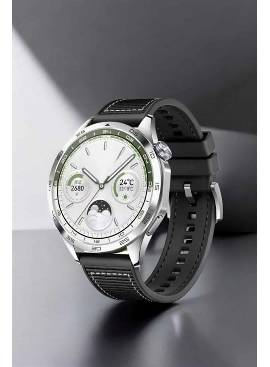 Akıllı Saat Metal Kordonlu GPS ve NFC Uyumlu Arama Cevaplayan