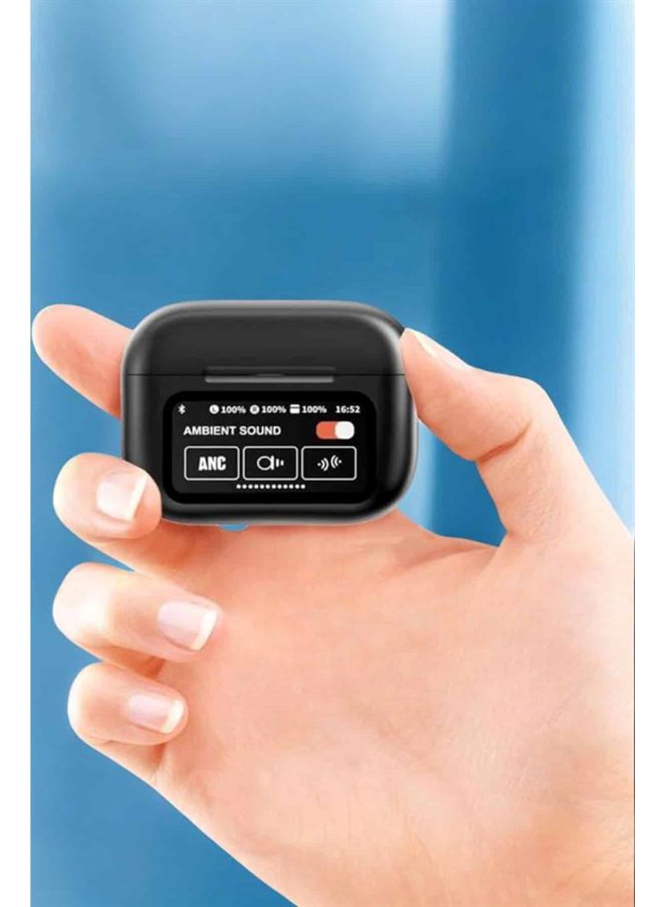 Bluetooth Kulaklık Kablosuz Ekranlı ANC/ENC Destekli Dokunmatik