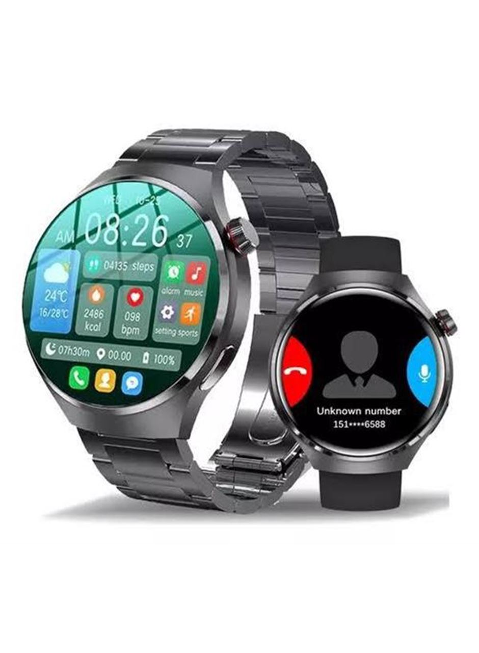 Akıllı Saat Metal Kordonlu GPS ve NFC Uyumlu Arama Cevaplayan