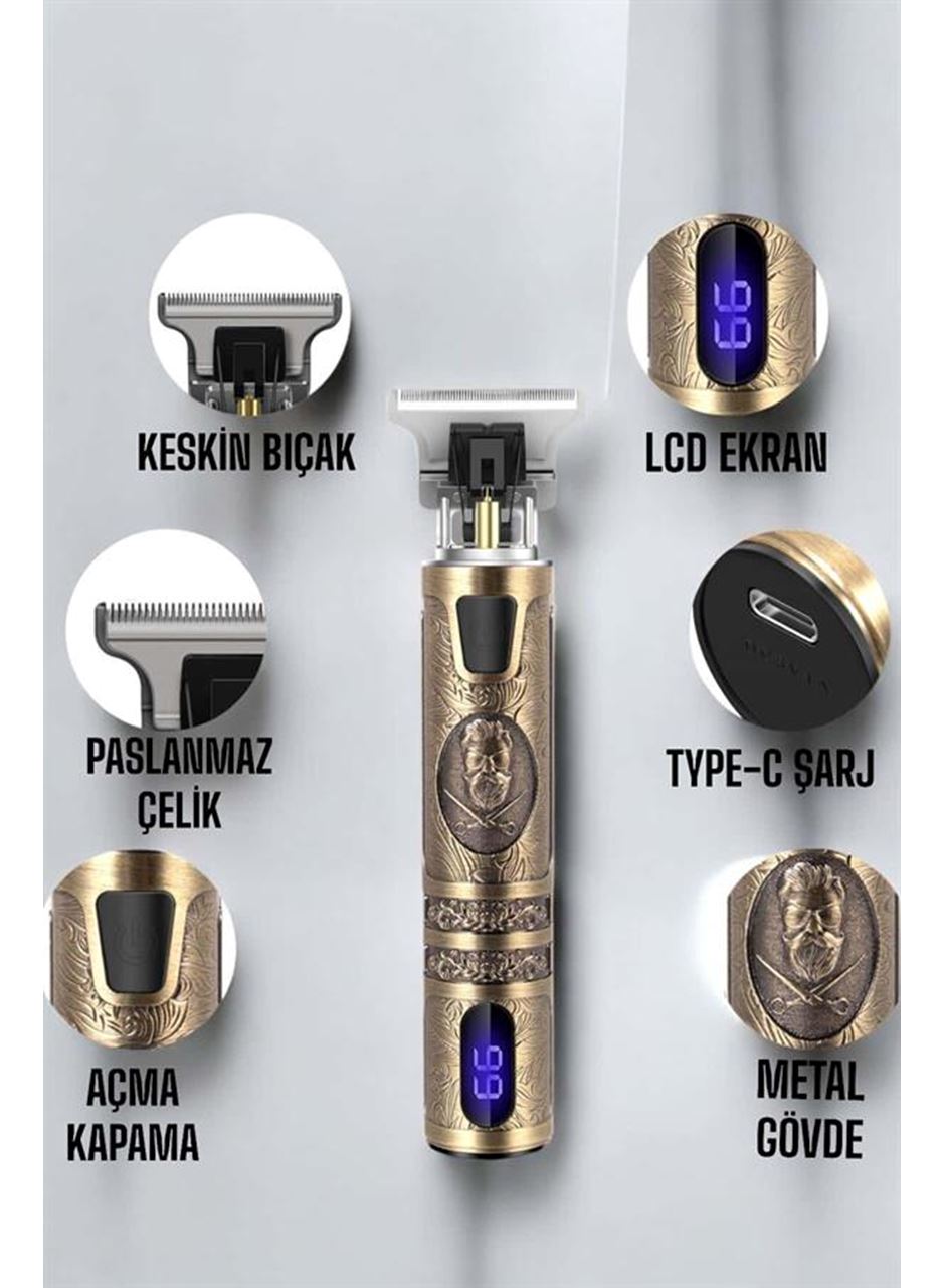 Çizik Tıraş Makinesi Şarjlı Paslanmaz Çelik Bıçaklı Uzun Ömürlü