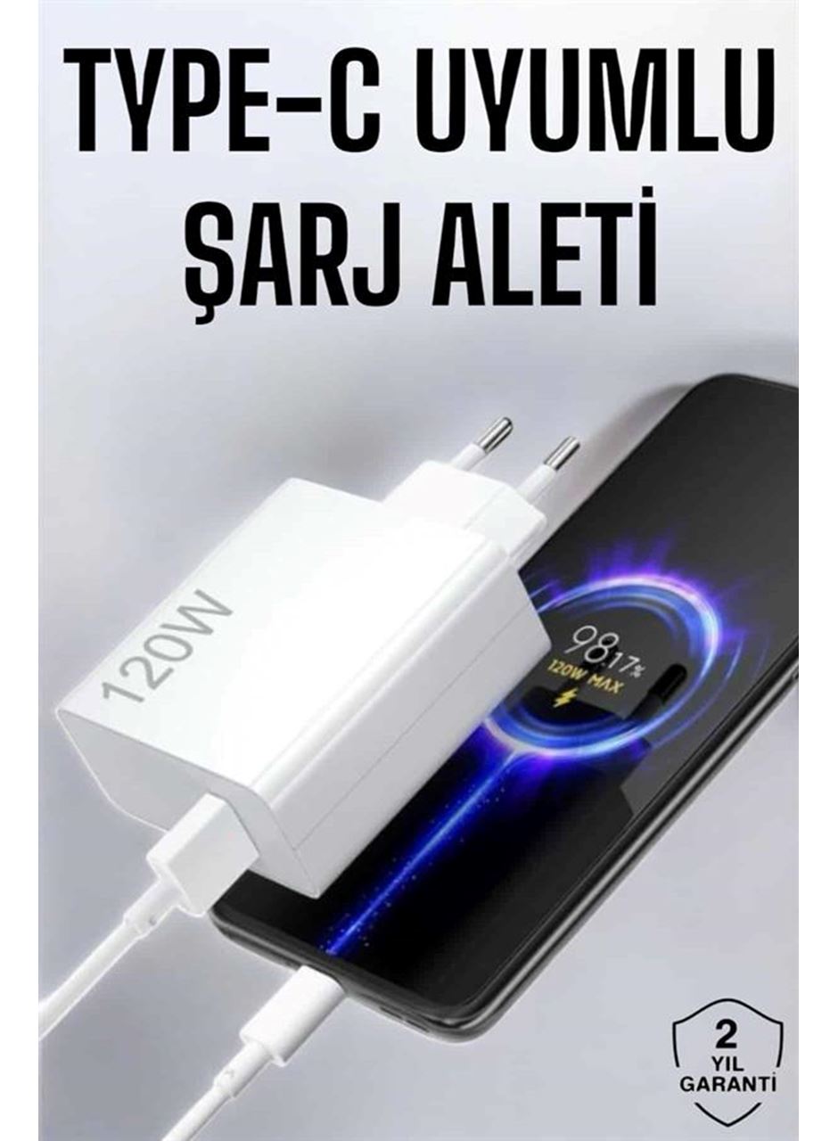 Type-C 120W Şarj Aleti Hızlı Şarj Turbo