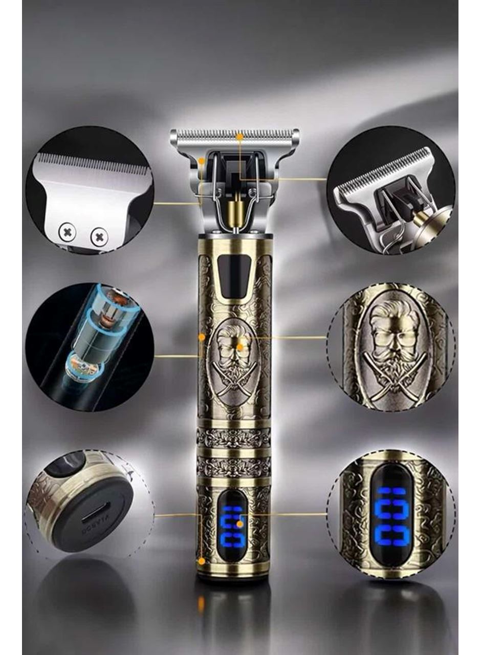 Tıraş Makinesi Çizik Tıraş Paslanmaz Çelik Uzun Ömürlü Şarjlı