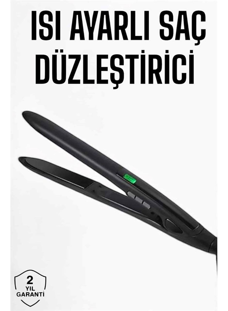 Saç Düzleştirici Isı Ayarlı Döner Kablo Yıpranma Karşıtı