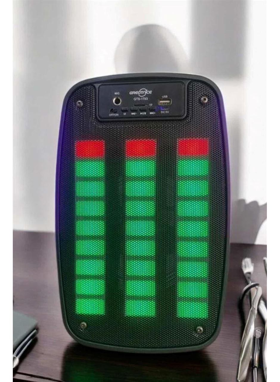 Bluetooth  Hoparlör Mikrofonlu Speaker Taşınabilir Şarjlı