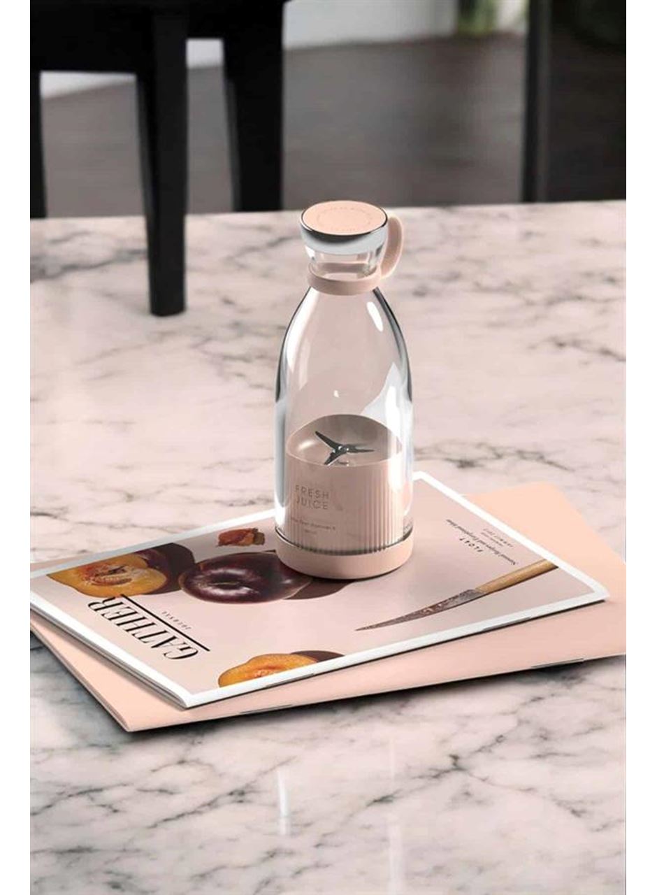 Bardak Blender Smoothie Meyve Sıkacağı Şarjlı Cam Taşınabilir