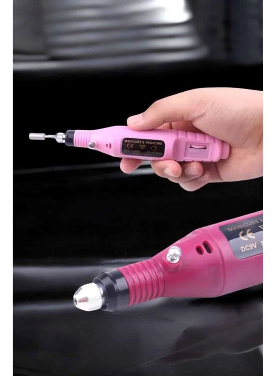 Protez Tırnak Manikür ve Pedikür Seti Elektrikli