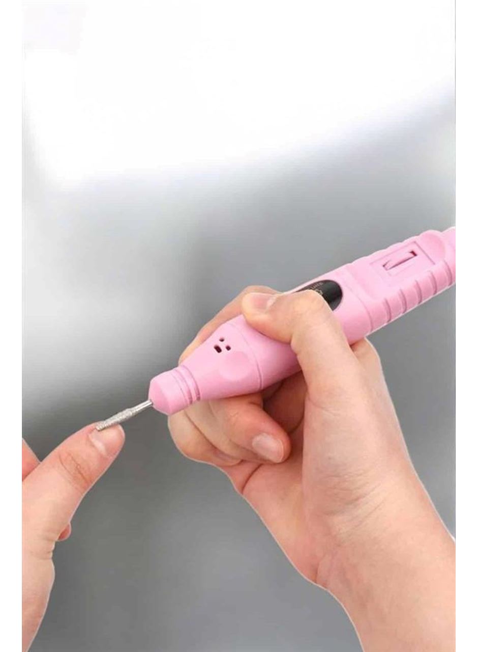 Elektrikli Manikür Pedikür Törpü Seti Protez Tırnak Nasır Temizleyici