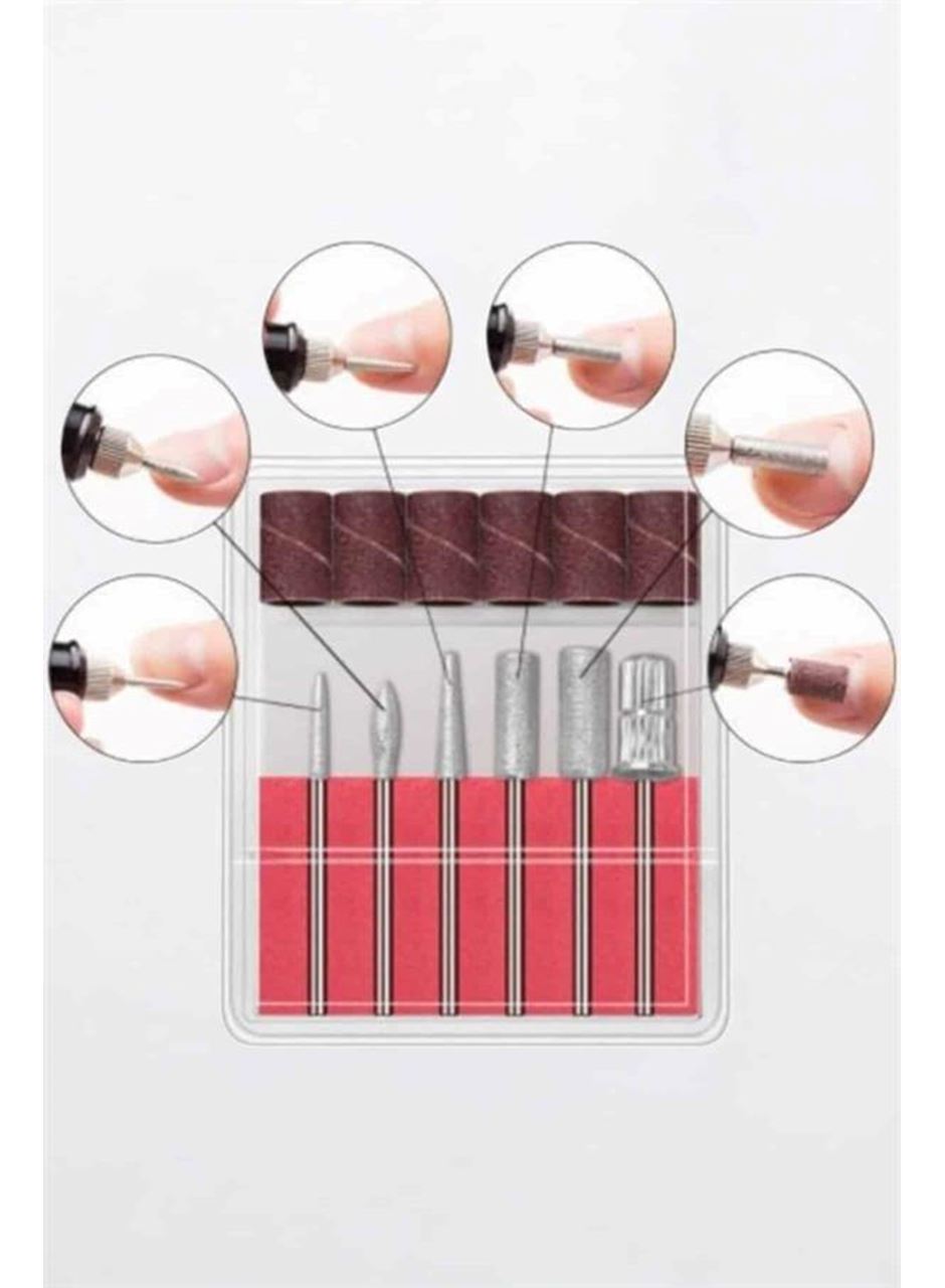 Elektrikli Manikür Pedikür Törpü Seti Protez Tırnak Nasır Temizleyici